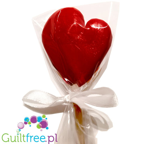 Santini lollipop sweetened with strawberry-flavored xylitol