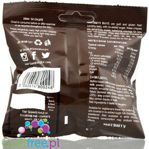Skinny Food Milk Chocolate Nut Guilty Crispies