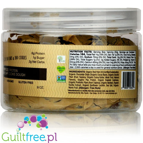 Bhu Foods Superfood Cookie Dough, Double Dark Chocolate