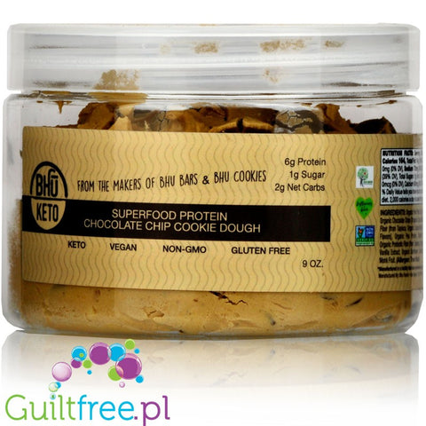 Bhu Foods Superfood Cookie Dough, Double Dark Chocolate