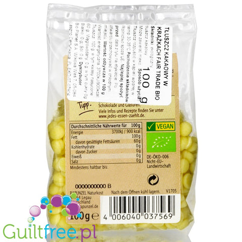 Rapnzel BIO cocoa butter 100%