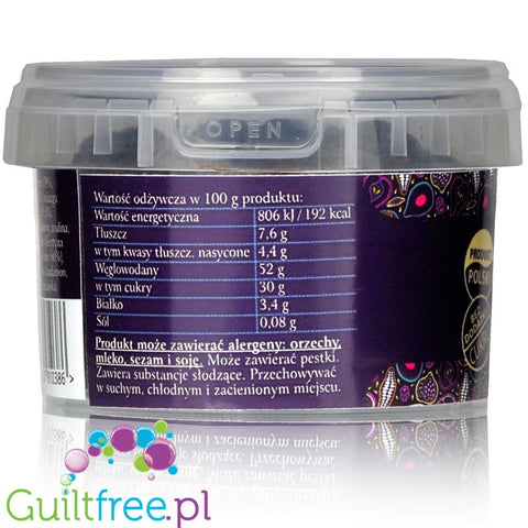 Santini, plums in dark chocolate with erythritol