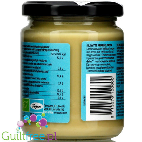 Terrasana organic white almond butter
