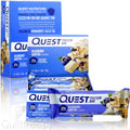 Quest Protein Bar Blueberry Muffin Flavor - High-protein bar of vanilla cupcakes with blueberries, contains sweeteners