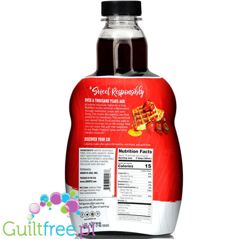 Lakanoto sugar free Maple flavoured syrup