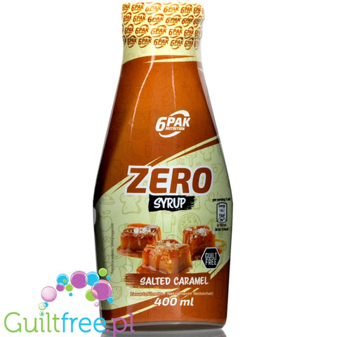 6Pak Nutrition Zero Sauce Salty Carmel