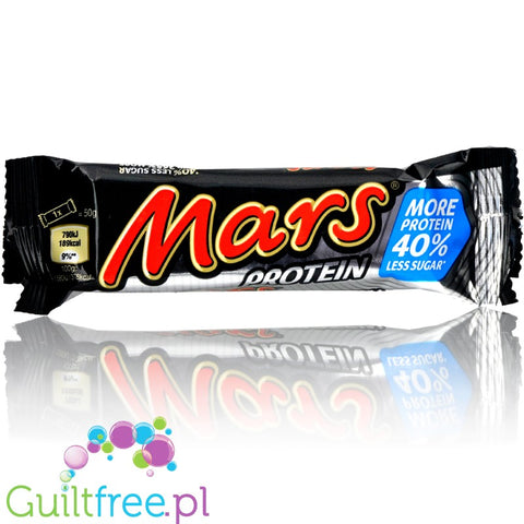 Mars Protein and a high protein bar