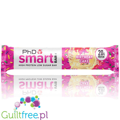 Phd Smart Birthday Cake sugar free protein bar