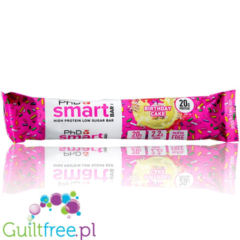Phd Smart Birthday Cake sugar free protein bar
