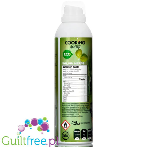 Best Joy Italian Herbs Cooking Spray for frying