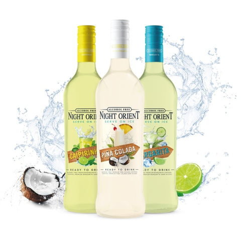Night Orient Caipirinha alcohol free, low calorie cocktail mixer