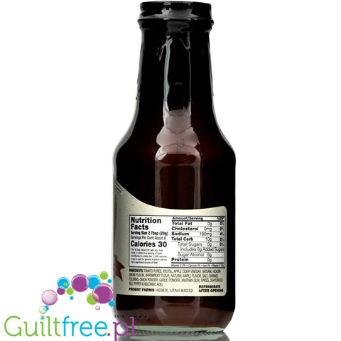 Nature's Hollow Sugar Free BBQ Sauce, Hickory Maple 12 oz.