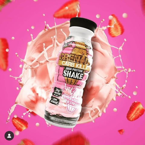 Grenade Carb Killa Strawberries & Cream RTD protein shake 330ml