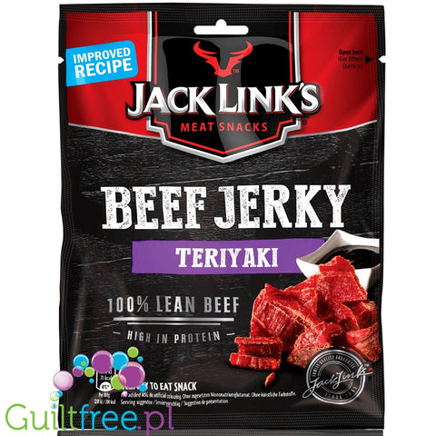 Beef Jerky Teriyaki - dried slices of New Zealand beef with teryiaki flavor