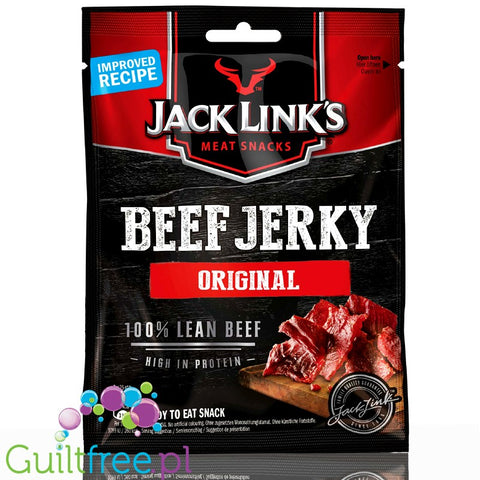 Jack Links Beef Jerky Original - dried slices of New Zealand beef in a mixture of original flavor flavors