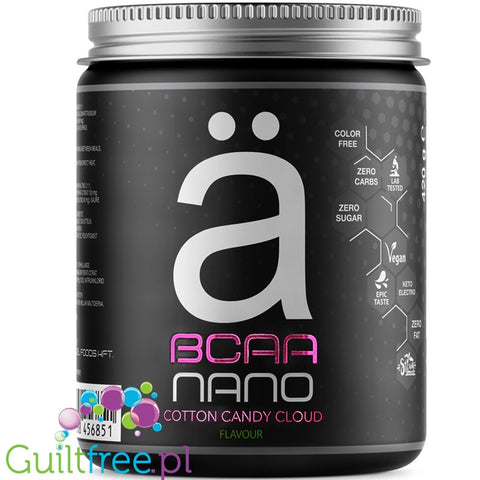 A Nano Supps BCAA 420g Cotton Candy Cloud