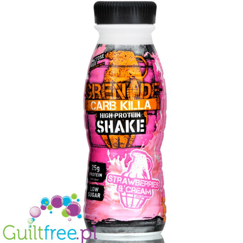 Grenade Carb Killa Strawberries & Cream RTD protein shake 330ml