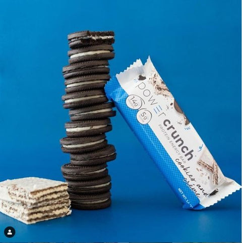 Power Crunch Protein Energy Bar Cookies & Creme contain sugar and sweeteners