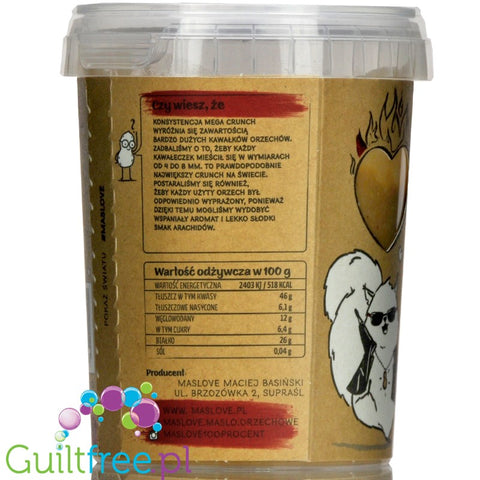 Maslove Peanut Butter Extra Crunch