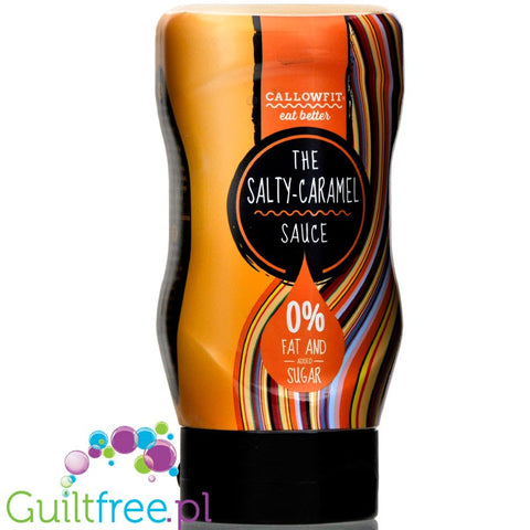 Callowfit  Salted Caramel 300ml - fat free, low carb, no aded sugar sauce
