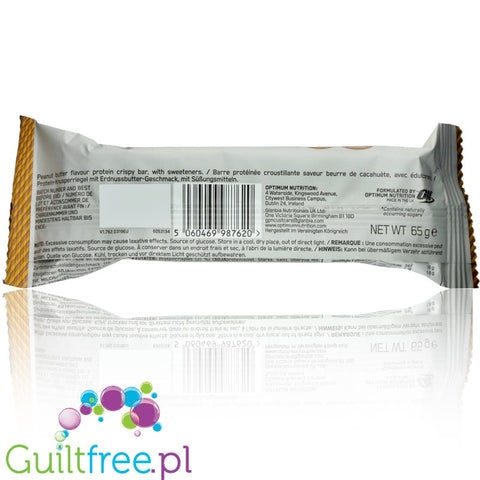 Optimum Protein Crisp Bar Peanut Butter
