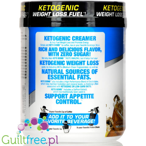 BPI Keto Bomb Caramel Macchiato Ketogenic Coffee Creamer
