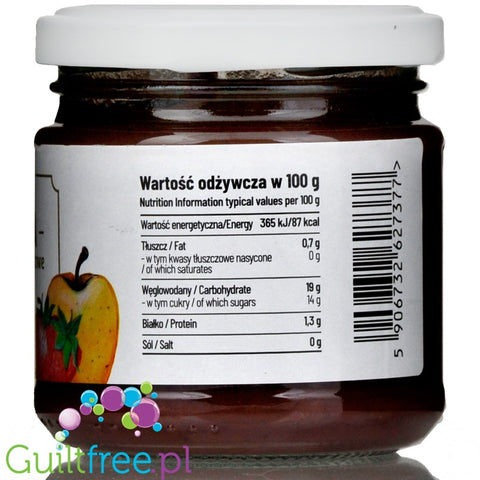 Jem & Jem sugar free fruit spread, Strawberry & Apple