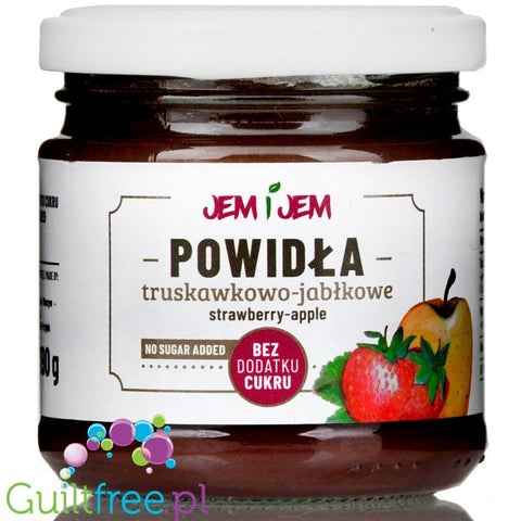 Jem & Jem sugar free fruit spread, Strawberry & Apple