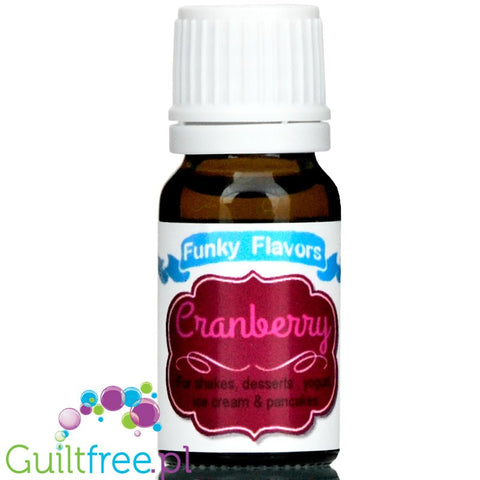 Funky Flavors Cranberry liquid food flavoring, sugar & sweetener free