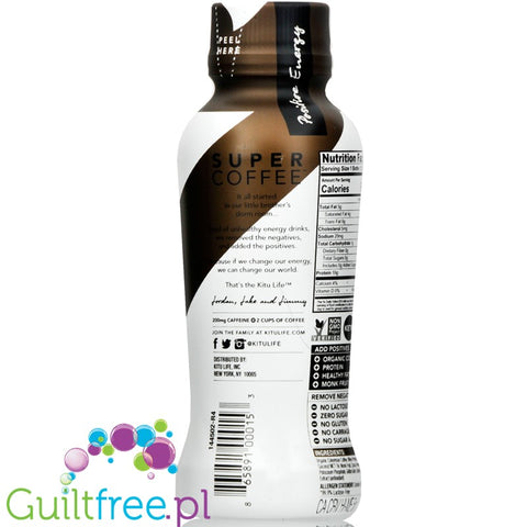 Kitu Super Coffee RTD, Mocha, 12 fl oz