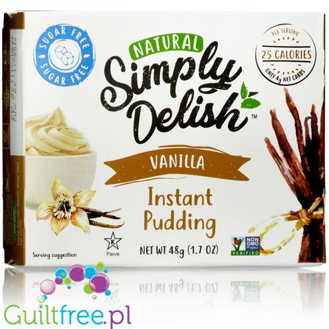 Simply Delish Sugar Free Pudding and Pie Filling, Instant, Vanilla