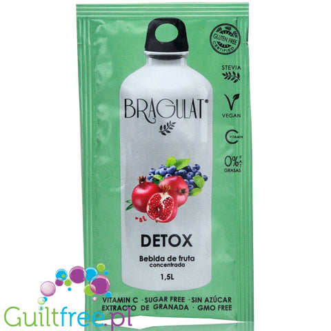 Bragulat Fruit Drink sugar free instant drink in a sachet, with B12 vitamin