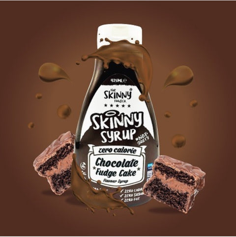 Skinny Food Chocolate Fudge Cake zero calorie syrup