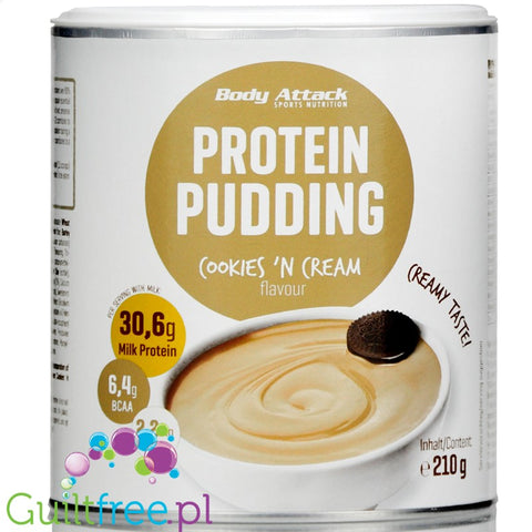 Body Attack Protein Pudding Cookies' n cream flavor
