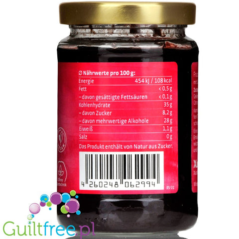Xucker Cherry - fruit sugar free spread with xylitol