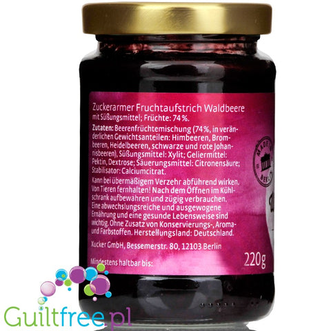 Xucker Forrest Fruit - fruit sugar free spread with xylitol