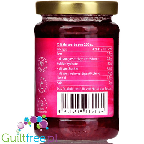 Xucker Raspberry - fruit sugar free spread with xylitol