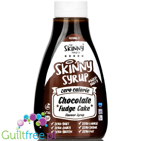 Skinny Food Chocolate Fudge Cake zero calorie syrup