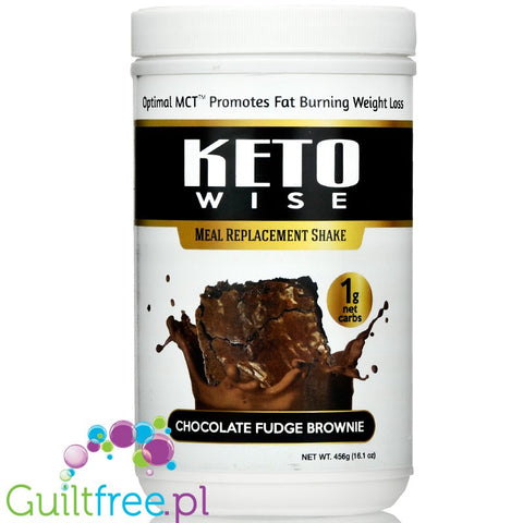 Healthsmart Keto Wise Meal Replacement Shake, Chocolate Fudge Brownie