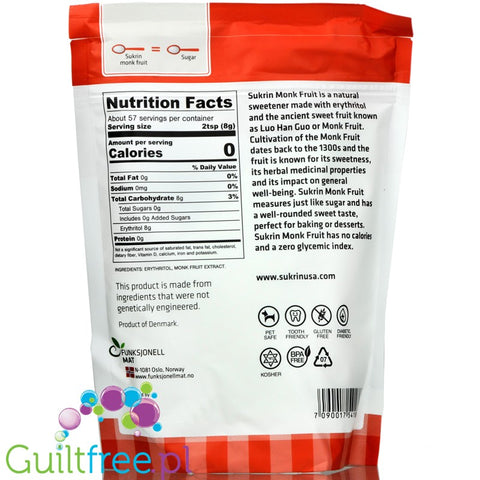 Sukrin Monk Granulated Sweetener
