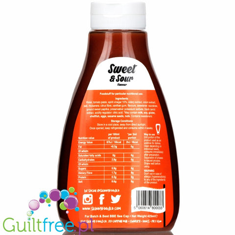 Skinny Food Zero Calorie Sweet & Sour fat & calorie free