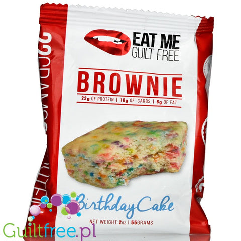 EatMe Guilt Free, Brownie, Birthday Cake (Blondie with Sprinkles)