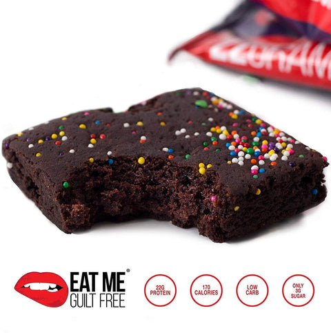 EatMe Guilt Free, Brownie, Galaxy (Chocolate with Sprinkles)
