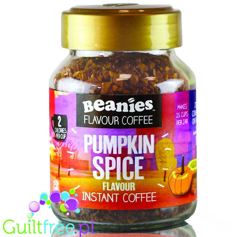 Beanies Pumpkin Spice instant flavored coffee 2kcal pe cup