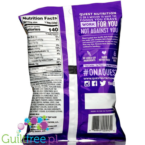 Quest Tortilla Chips, Loaded Taco