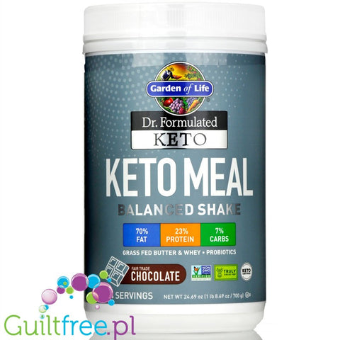 Garden of Life, Dr. Formulated Keto Meal Balanced Shake, Chocolate