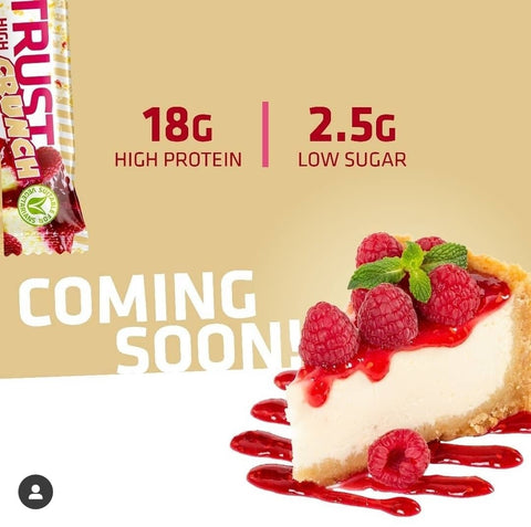 USN Trust Crunch Raspberry Cheesecake protein bar