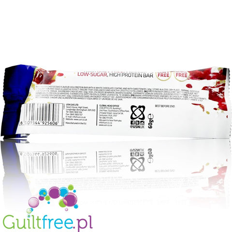 USN Trust Crunch Raspberry Cheesecake protein bar