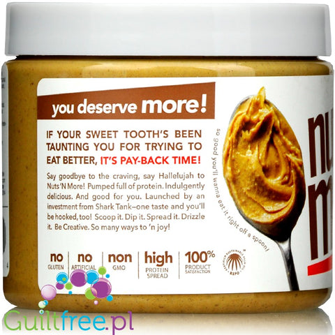 Nuts' n More Salted Caramel Peanut Butter with Whey Protein