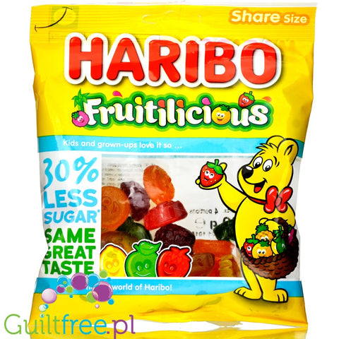 Haribo Fruitilicious 30% less sugar fruit jellies
